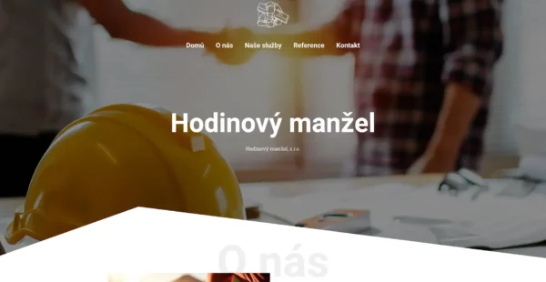 Internetová prezentace V2 Úvodní stránka